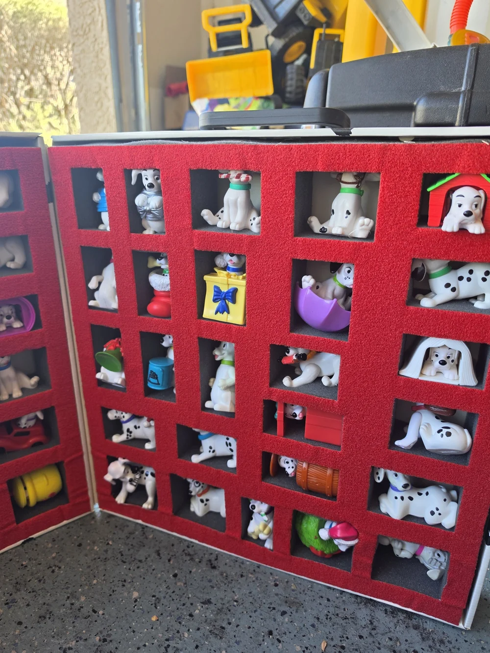 Disney 101 Dalmatians Storage Box - Black & White with Red Logo